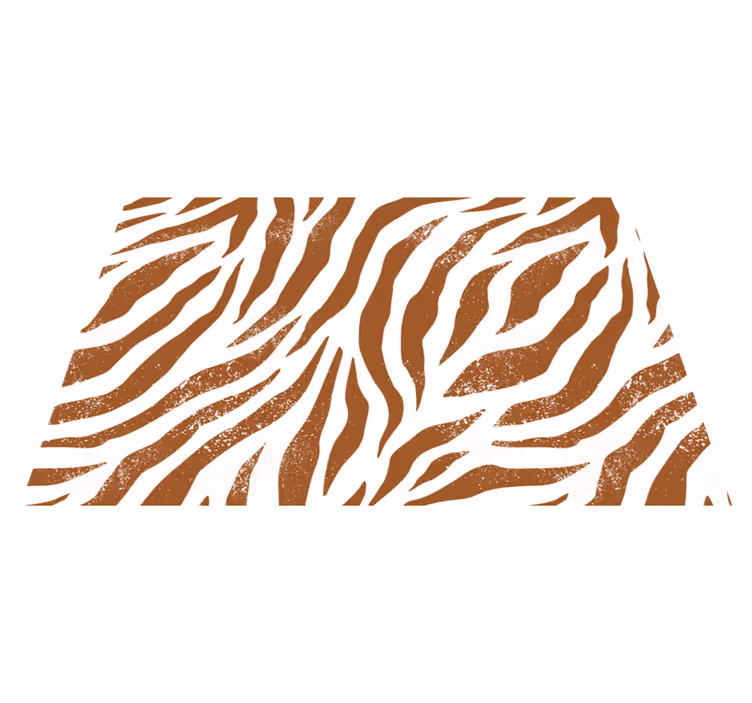 Houten placemat met zebra patroon - TenStickers