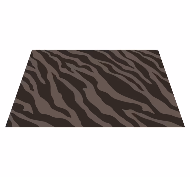 Houten placemat met zebra gestreepte oppervlakte - TenStickers