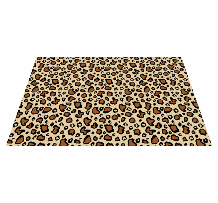Houten placemat met luipaardprint motief - TenStickers