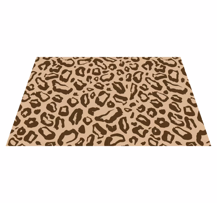 Houten placemat in luipaardprint stijl - TenStickers