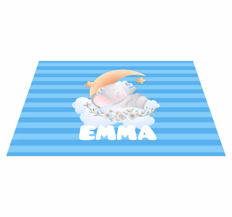 Kinder placemat schattig olifanten ontwerp - TenStickers