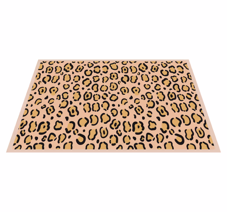 Houten placemat met luipaardprint - TenStickers