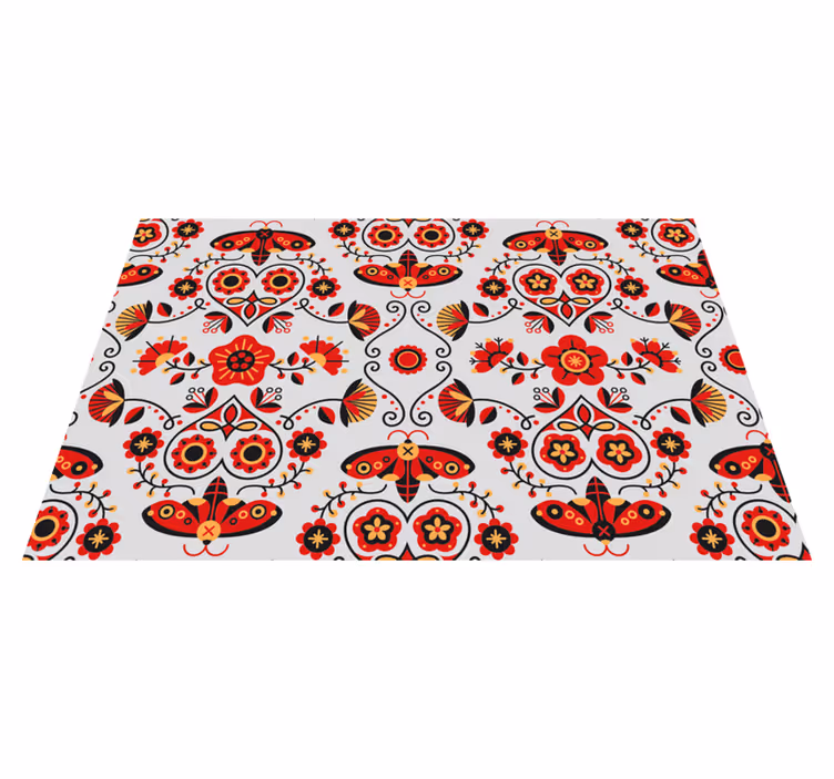 Originele placemat levendige bloemencompositie - TenStickers