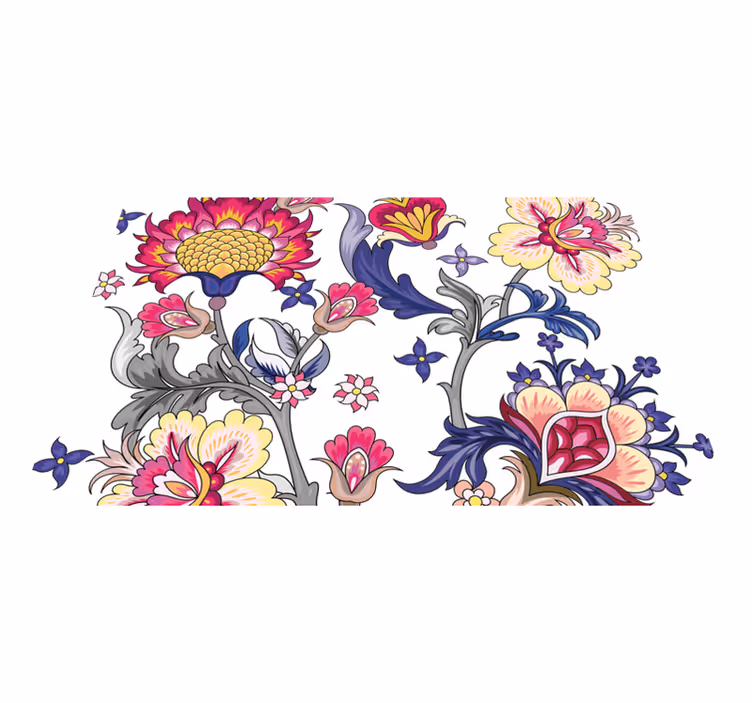 Originele placemat met bloemmotieven - TenStickers