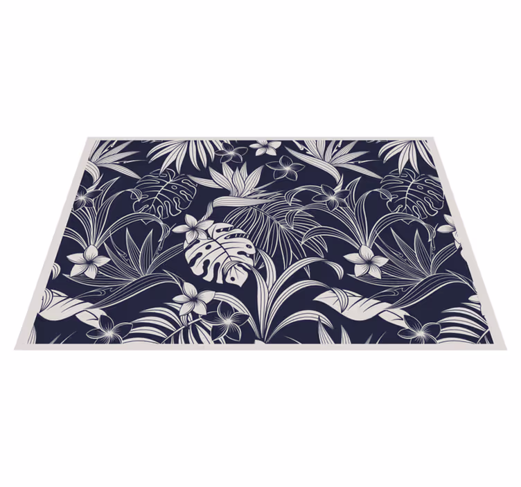 Elegante placemat tropische bloemenprint - TenStickers