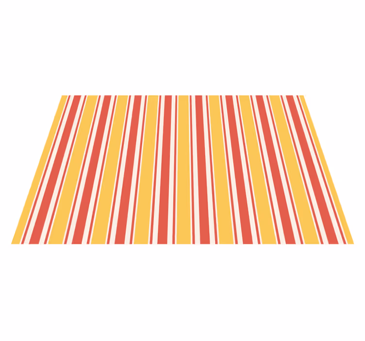 Kinder placemat kleurrijk gestreept patroon - TenStickers