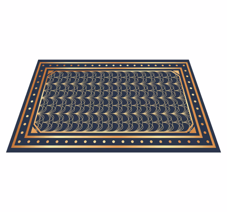 Moderne placemat met verfijnd geometrisch motief - TenStickers