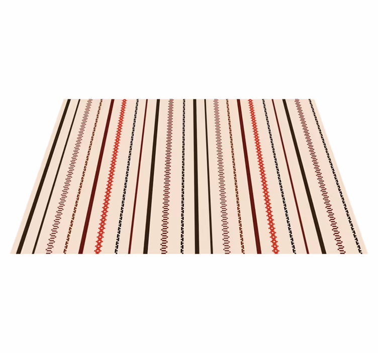 Houten placemat met gestructureerd gestreept patroon - TenStickers