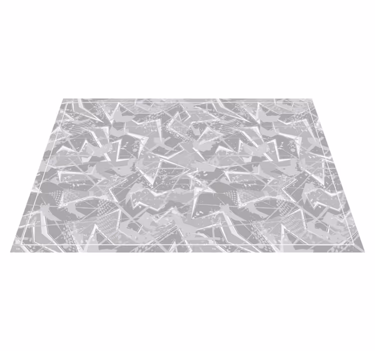 Houten placemat abstracte geometrische vormen - TenStickers