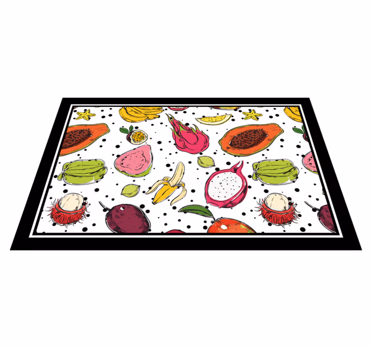 Originele placemat met levendig fruitmotief - TenStickers