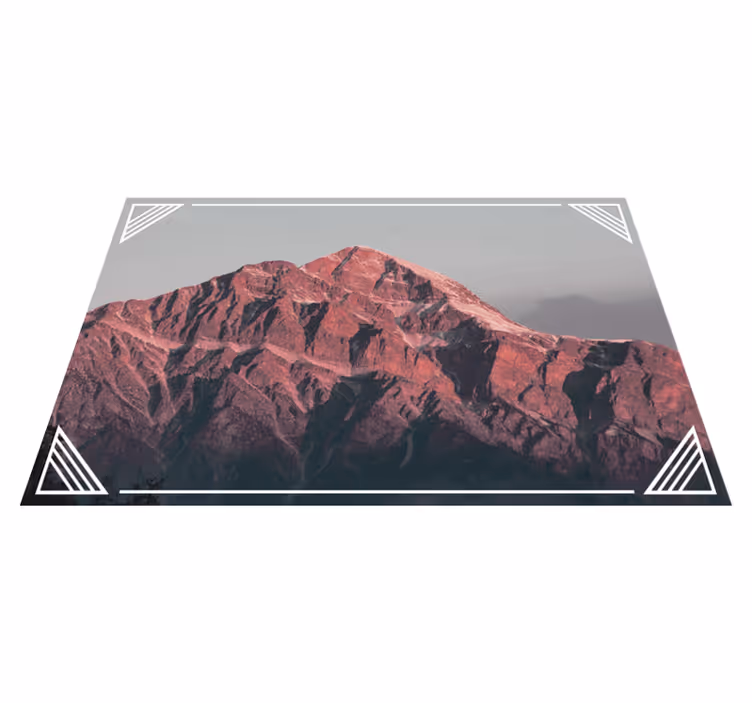 Moderne placema berglandschap sereniteit - TenStickers
