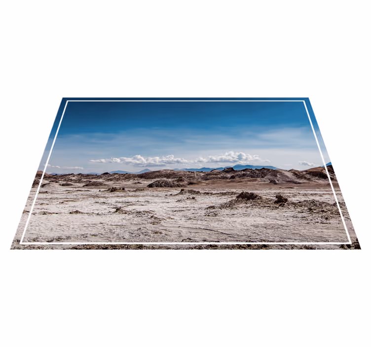 Moderne placema woestijnlandschap scène - TenStickers