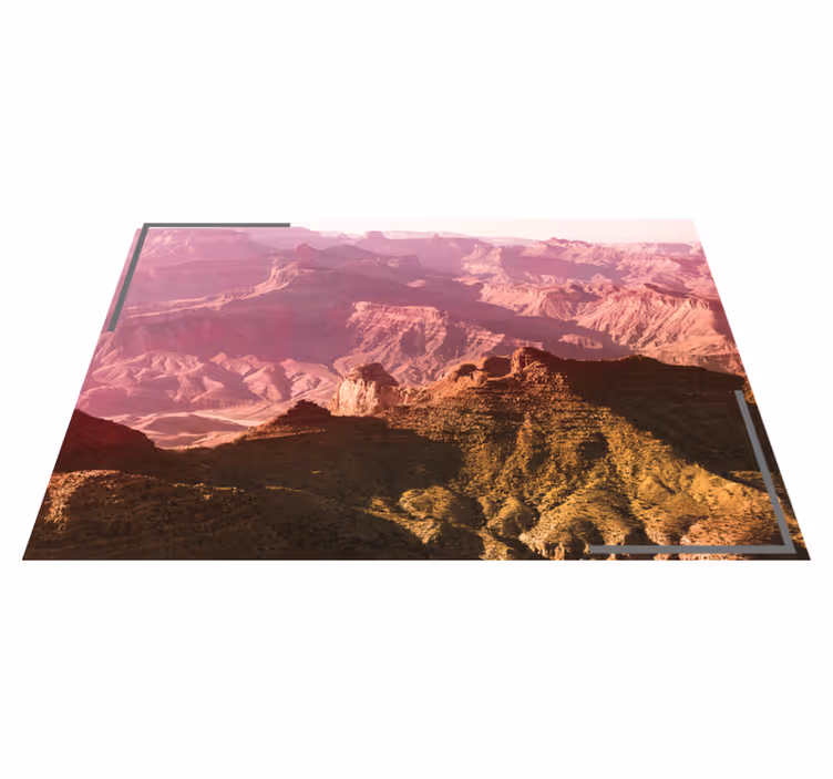 Moderne placemat berglandschap - TenStickers