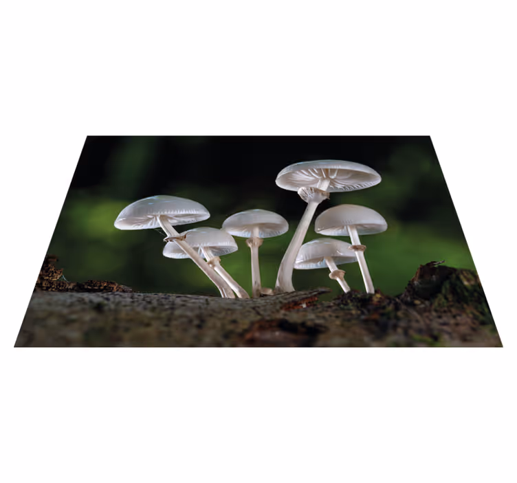 Originele placemat vintage houten bestek - TenStickers