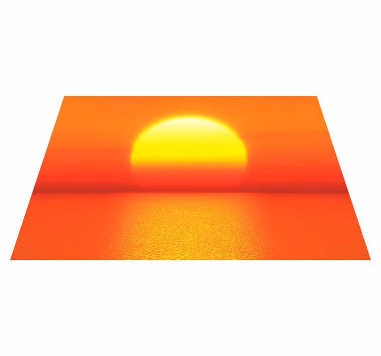 Moderne placemat sunset horizon - TenStickers