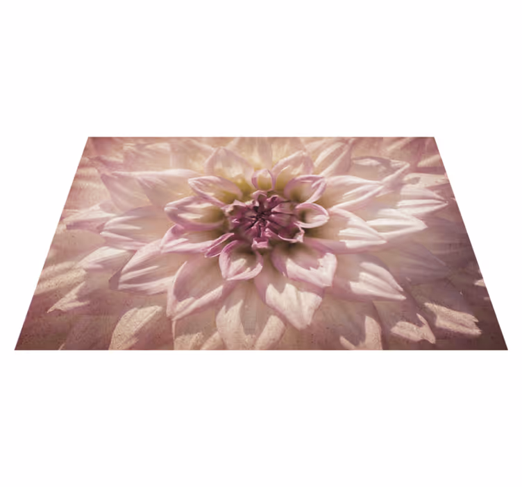 Originele placemat delicaat bloemendecoratie - TenStickers
