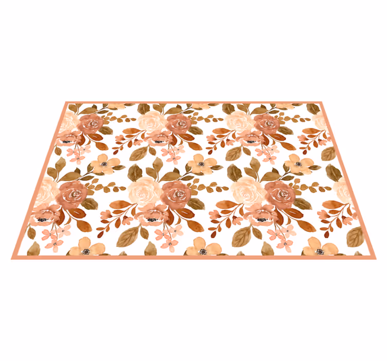 Originele placemat met bloemenpatroon - TenStickers