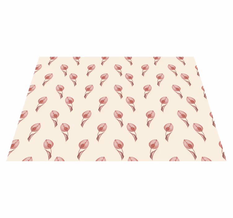 Originele placemat met delicaat bloemenpatroon - TenStickers