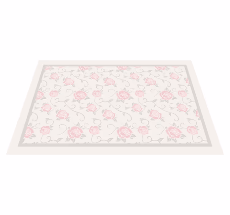Houten placemat botanisch motief achtergrond - TenStickers