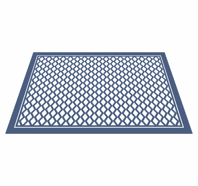 Houten placemat geometrisch patroon - TenStickers