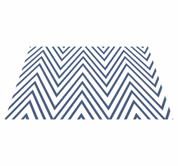 Moderne placemat met elegant chevron patroon - TenStickers