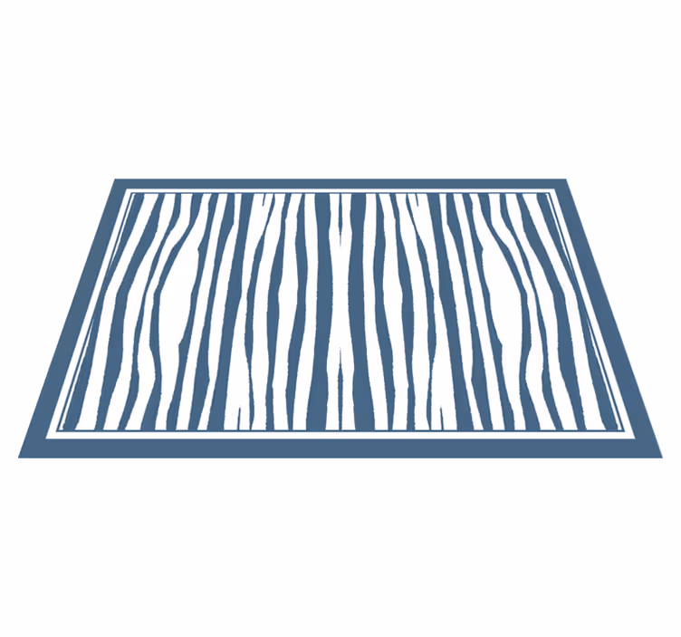 Houten placemat met zebra streep motief - TenStickers