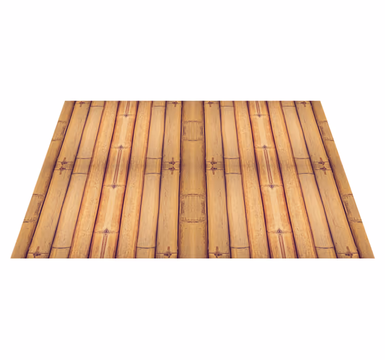 Houten placemat met bamboepatroon oppervlak - TenStickers