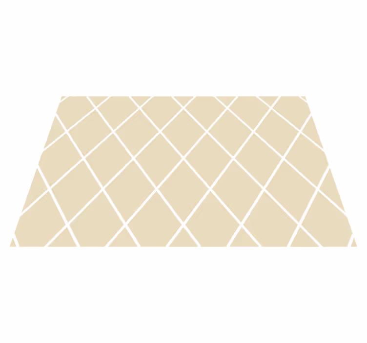 Houten placemat geometrisch diagonaal patroon - TenStickers