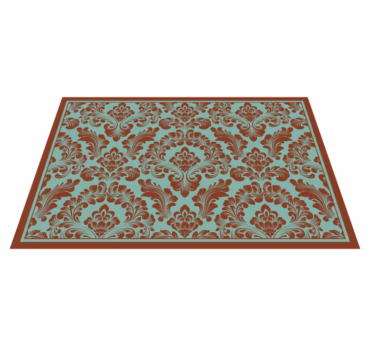 Houten placemat elegant bloemenconcept - TenStickers