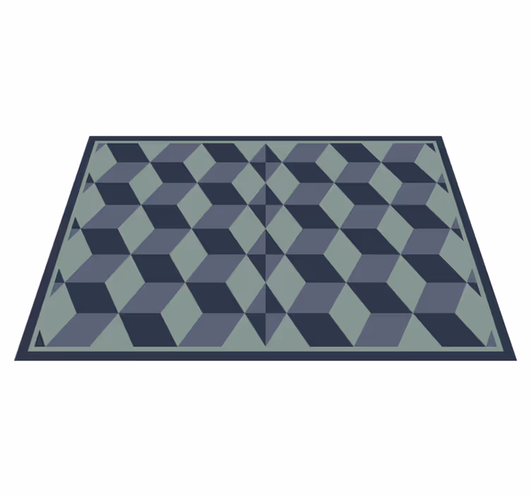 Kerstmis placemat geometrische stijl tegels - TenStickers