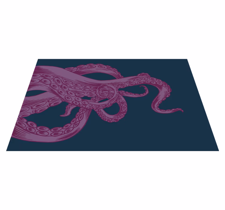 Originele placemat octopus tentakel patroon - TenStickers