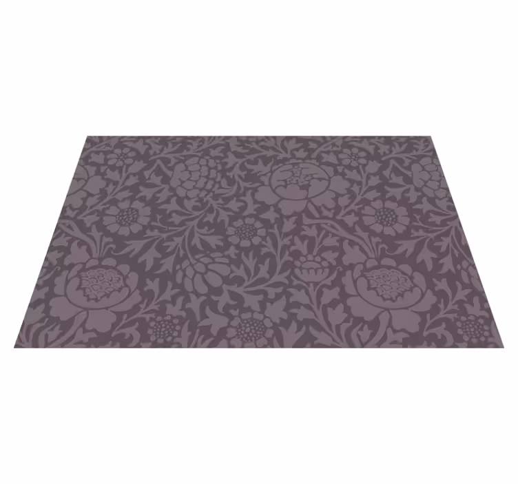 Houten placemat met botanisch motief textuur - TenStickers