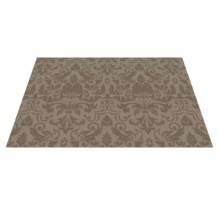 Houten placemat intricate botanisch concept - TenStickers