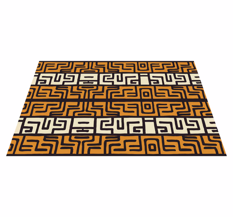 Houten placemat abstract patroon oppervlak - TenStickers