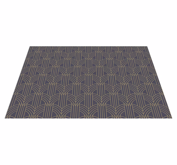 Houten placemat stijlvol geometrisch element - TenStickers