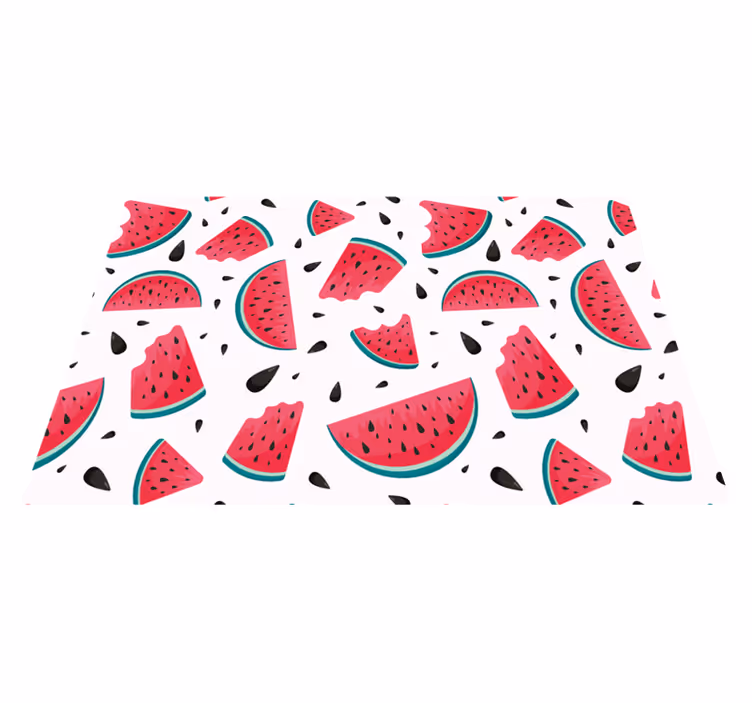 Kinder placemat watermeloen schijf patroon - TenStickers