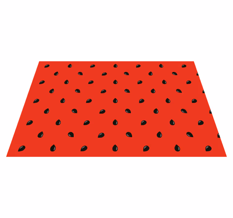 Originele placemat met watermeloenzaadpatroon - TenStickers