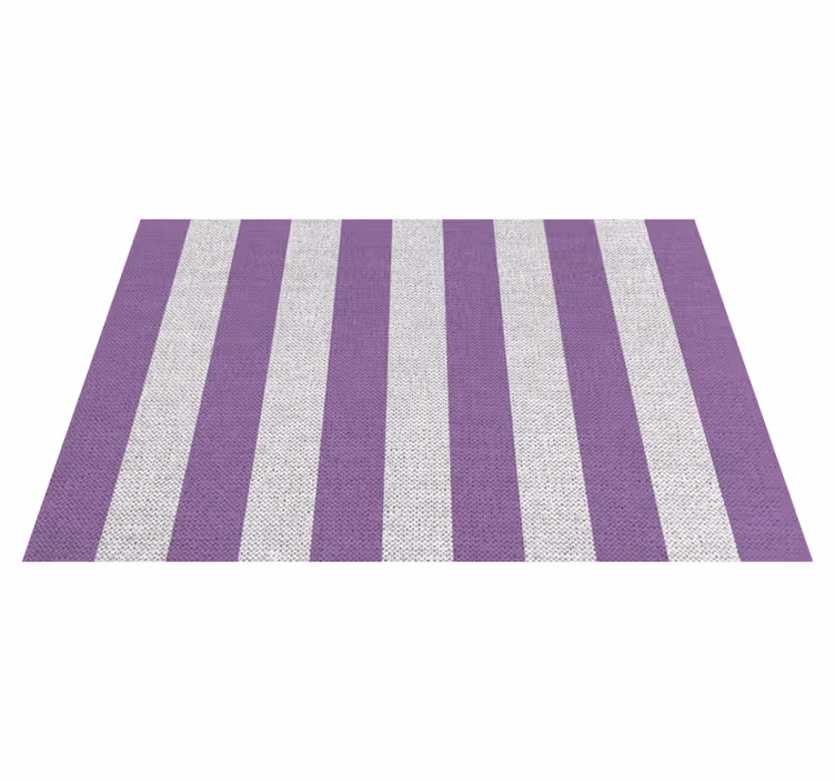 Houten placemat paarse gestreepte oppervlakte - TenStickers