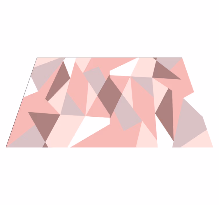 Geometrische vormen achtergrond moderne placema - TenStickers