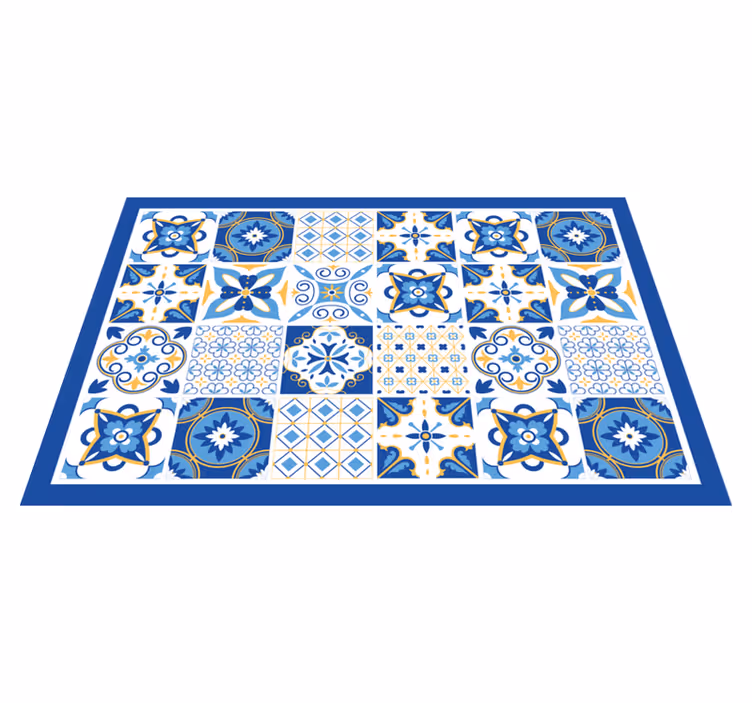 Originele placemat met klassiek tegelpatroon - TenStickers