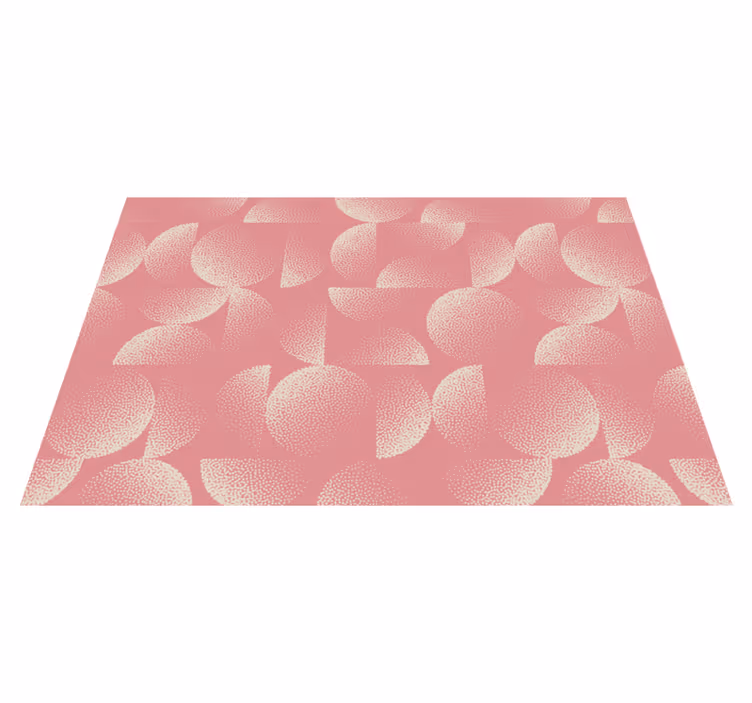 Houten placemat abstracte cirkelpatronen - TenStickers