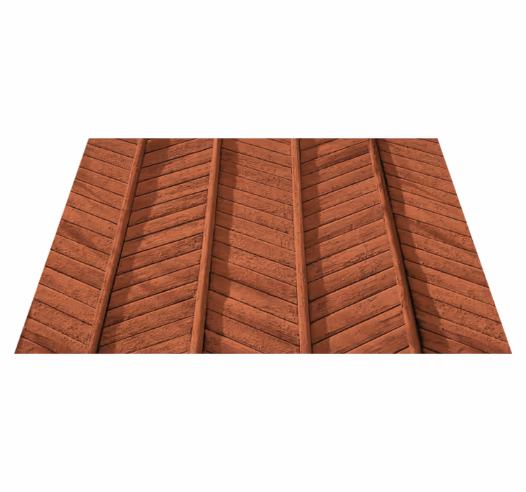 Houten placemat visgraatpatroon - TenStickers