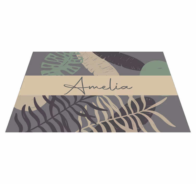Boho style placemat jungle - TenStickers