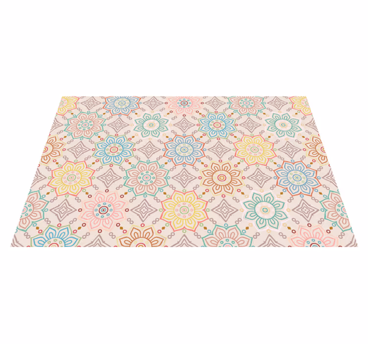 Originele placemat levendige botanische print - TenStickers