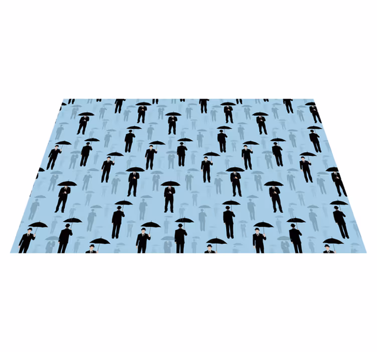 Golconde patroon placemat surrealisme - TenStickers