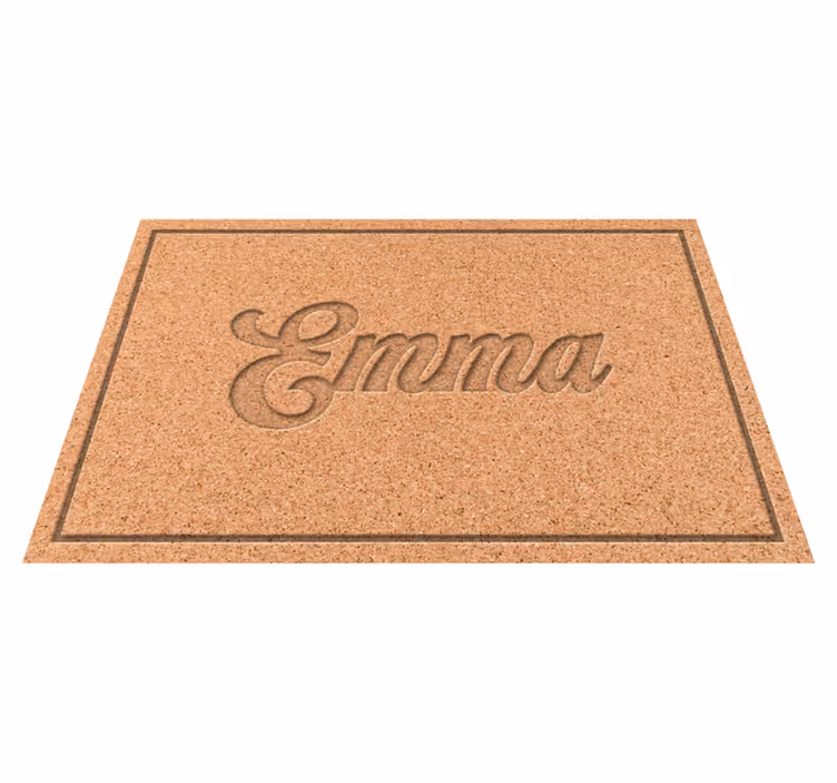 Placemat kurk patroon gepersonaliseerd - TenStickers