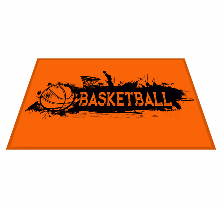 Placemat oranje basketbal - TenStickers