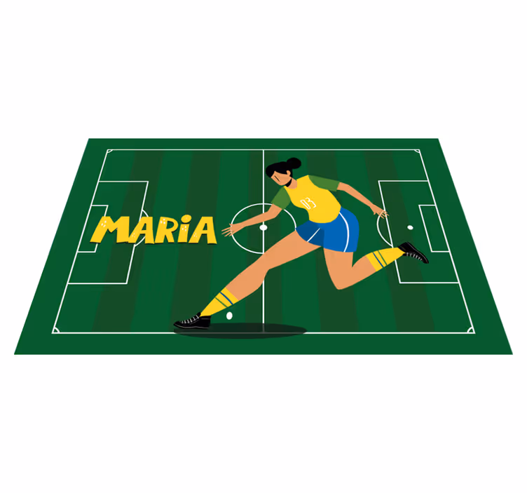 Gepersonaliseerde vrouwen placemat - TenStickers