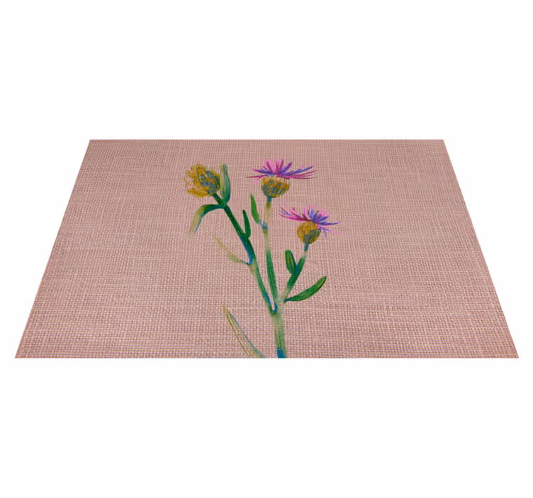 Distel geweven moderne placemat - TenStickers