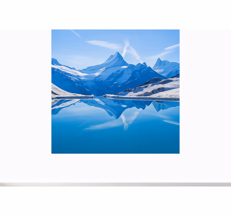 Bachalpsee reflecties foto behang bergen - TenStickers